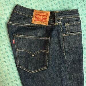 Levi’s. Size W33 L34. 501. White Oak Cone Denim.